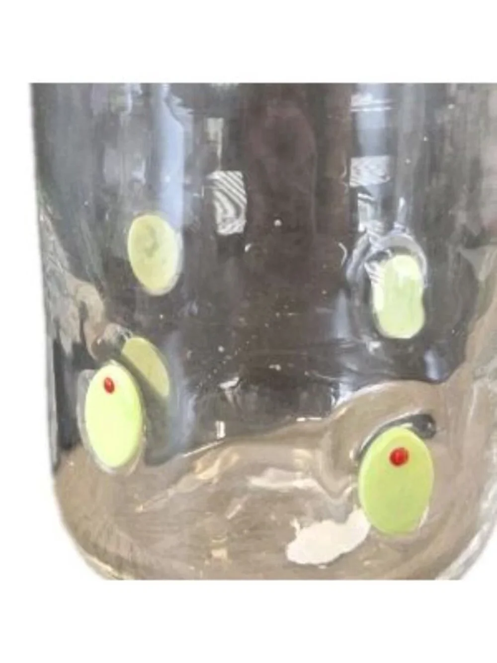 New Olive Martini Green Cocktail Barware Beverage Drinking Glass Cup Tumbler